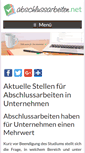 Mobile Screenshot of abschlussarbeiten.net